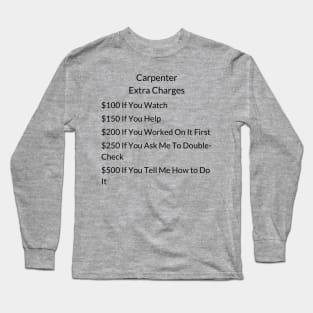 Carpenter Extra Charges Long Sleeve T-Shirt